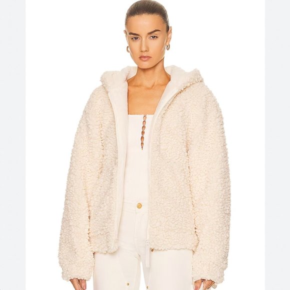 NWT Helmut Lang Faux Shearling Jacket - Picture 1 of 7